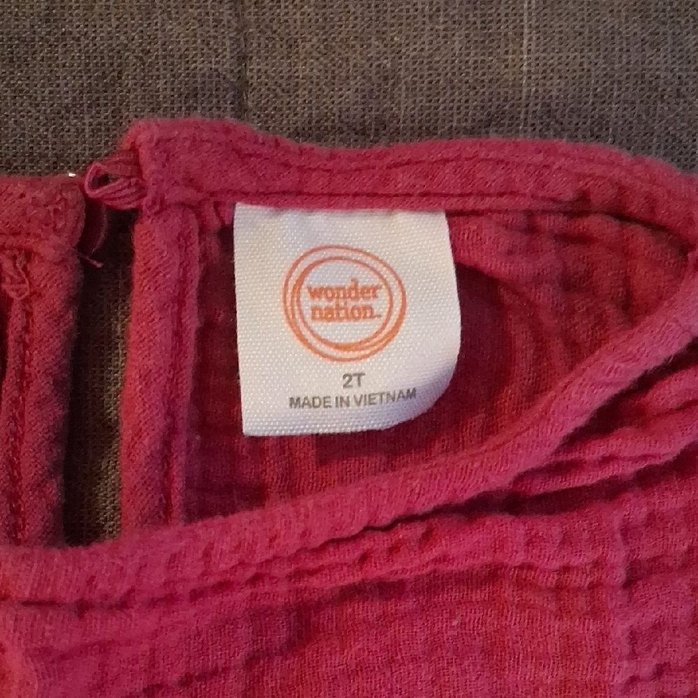 Wonder Nation Raspberry Textured Dress - Picture 2 of 3